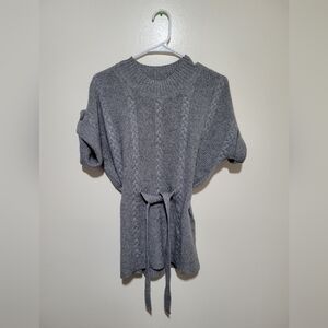 Kenar‎ Women's Gray Knit Cashmere Sweater